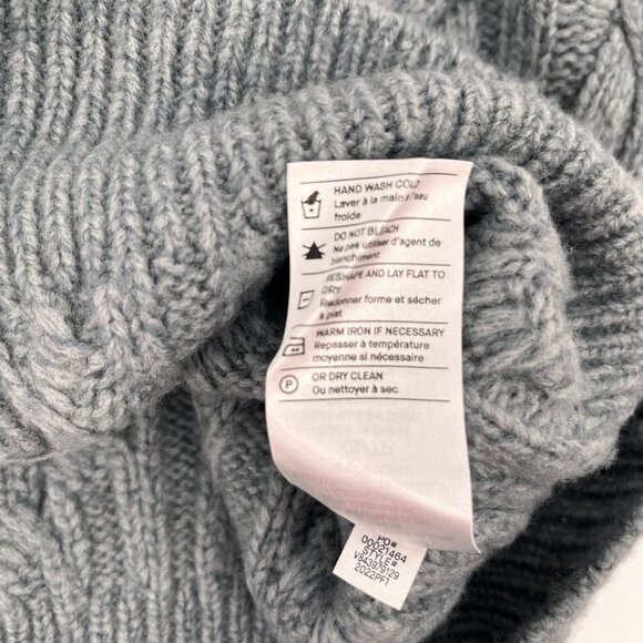 Vince Interlocking Cable Knit Cardigan Size XS Merino Wool Cashmere Sweater - Picture 13 of 14